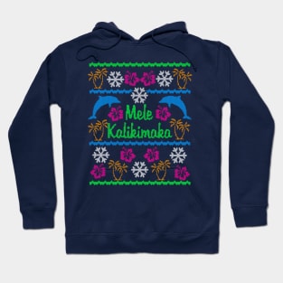 Hawaiian Mele Kalikimaka Ugly Christmas Sweater Party Shirt Hoodie